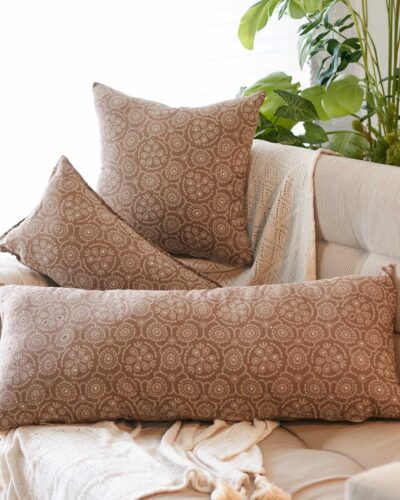 Funda tierra café 45x45